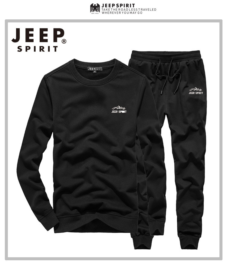 JEEP SPIRIT 秋款夹克外套男潮休闲外套薄款户外运动立领运动衫