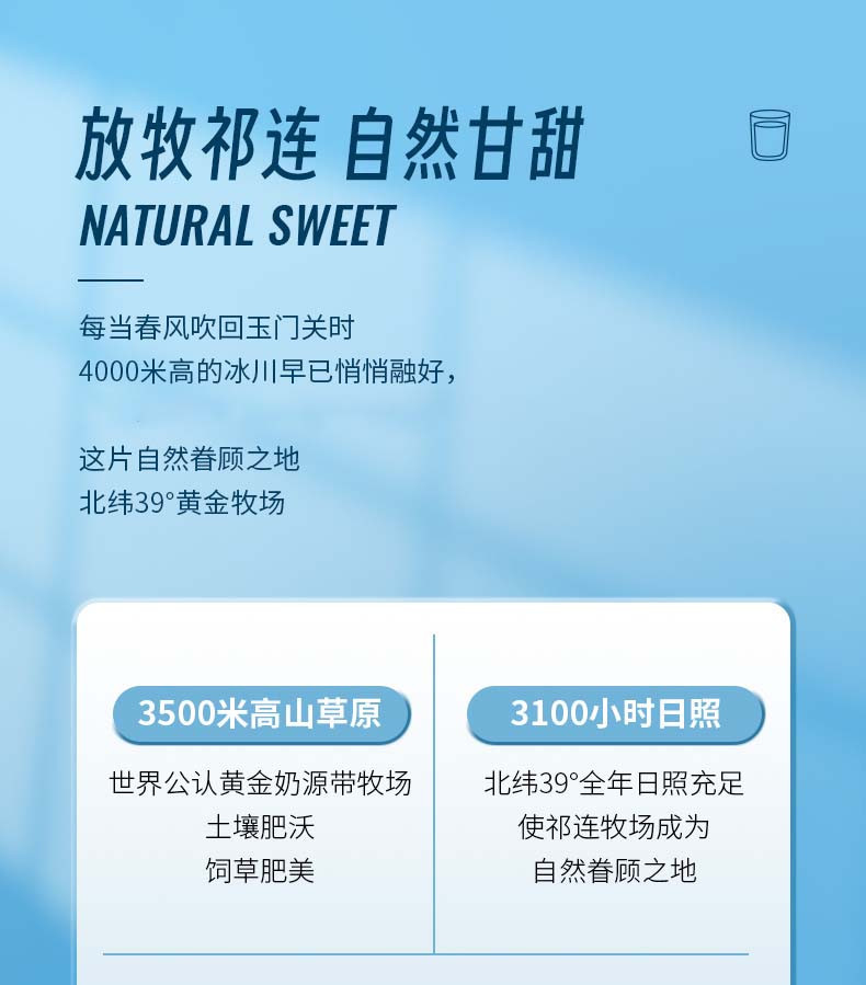 云上传祁 祁连山小飞天纯牛奶200ml*10盒/提（东西湖）