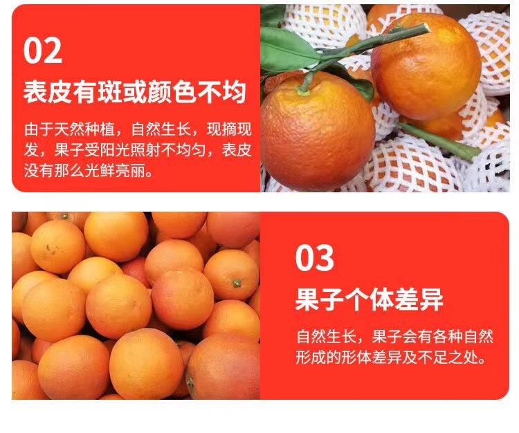 义江缘 湖南塔罗科血橙 当季新鲜水果红心肉甜橙子多汁包邮