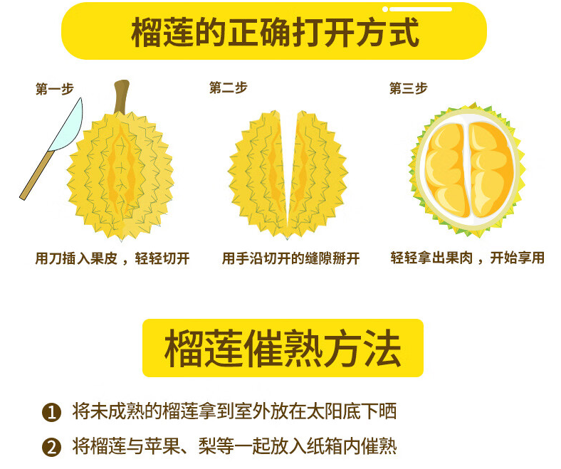 邮鲜生 凭祥直发巴掌榴莲皮薄肉厚香糯可口