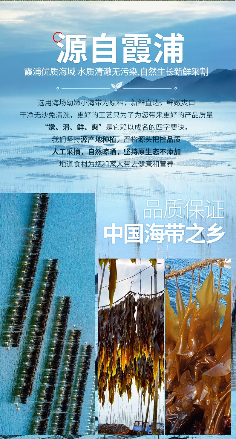 【福建邮政】派绅 压缩海带苗烘干幼嫩小海带霞浦方便速食海带汤70g/盒（10片装）