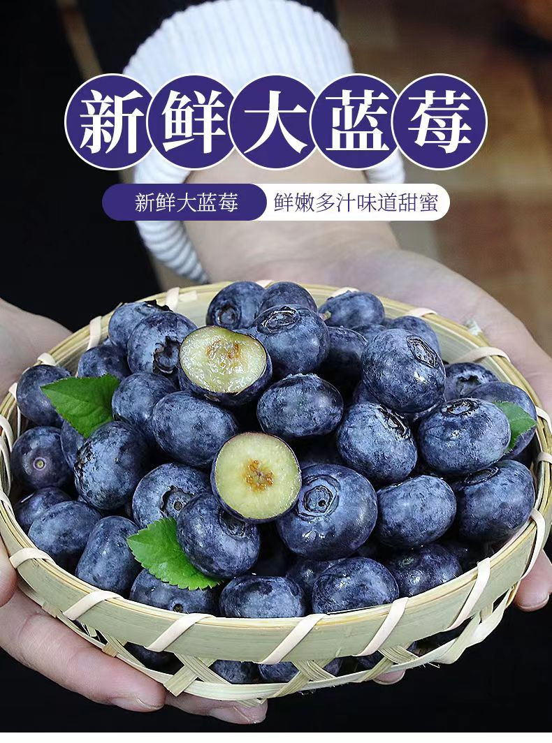 涵睿优品云南高山蓝莓125g2盒