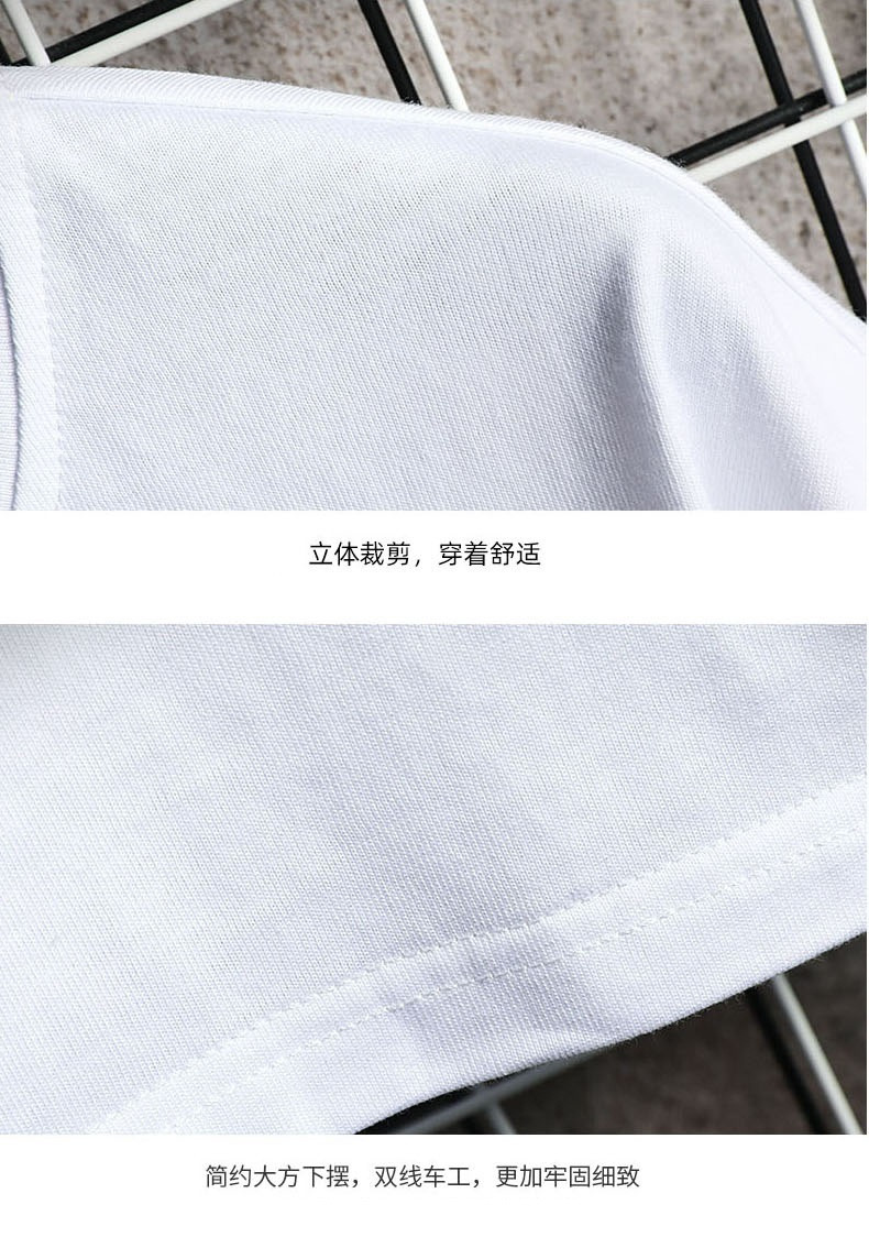 verhouse  夏季新款个性印花潮流短袖T恤韩版宽松半袖圆领上衣男