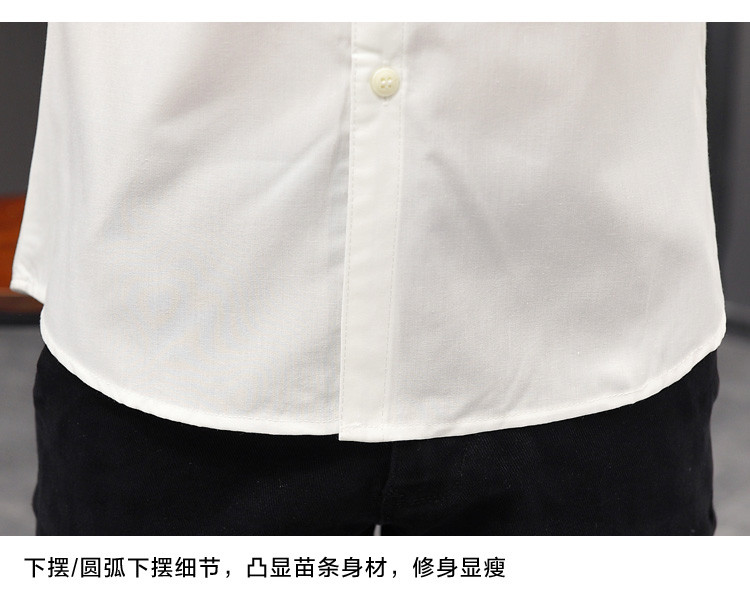 verhouse 短袖衬衫男夏季新款潮流韩版青年衬衣时尚字母印花开衫上衣