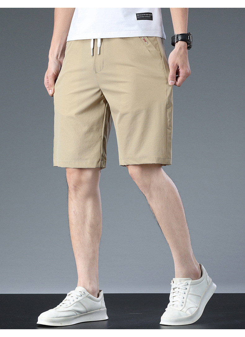 verhouseverhouse 男士夏季新款速干运动休闲裤薄款简约五分裤