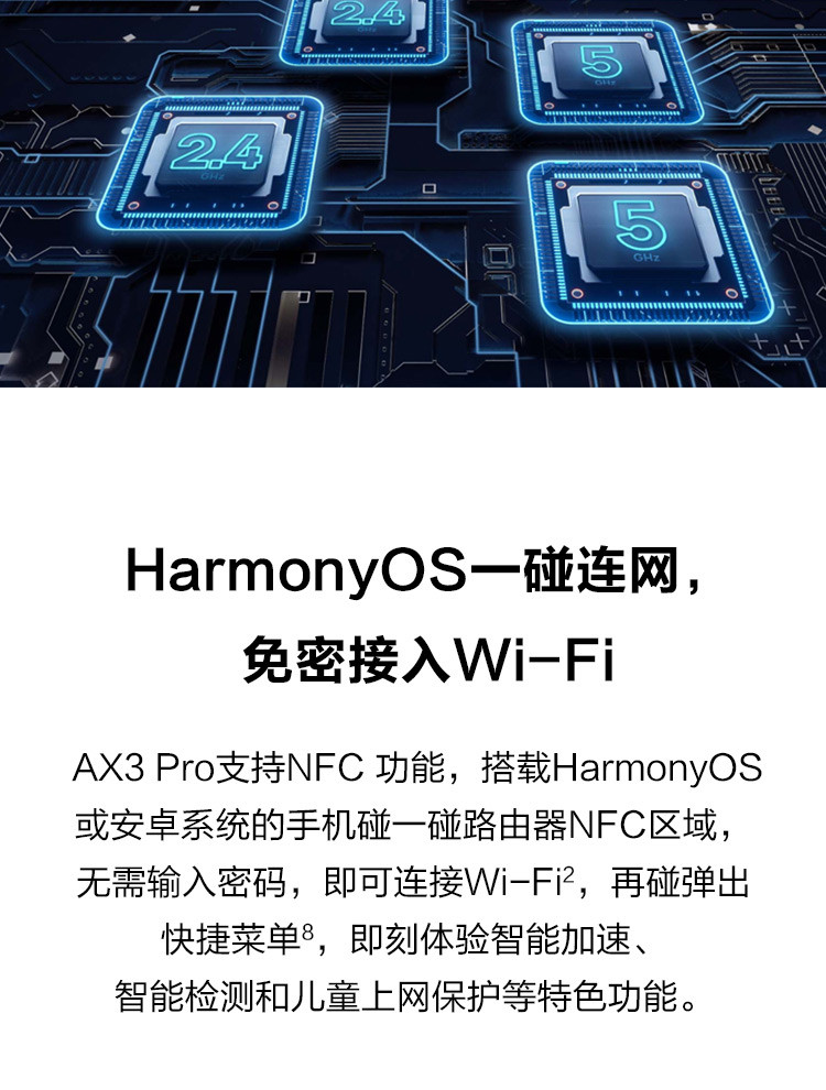 华为路由AX3 Pro 千兆无线路由器 wifi6 智能分频 无线家用穿墙 3000M 高速路由