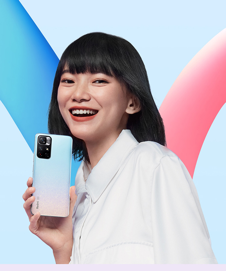 Redmi Note 11 5G智能手机天玑810 5000mAh大电池 立体声双扬声小米红米新品