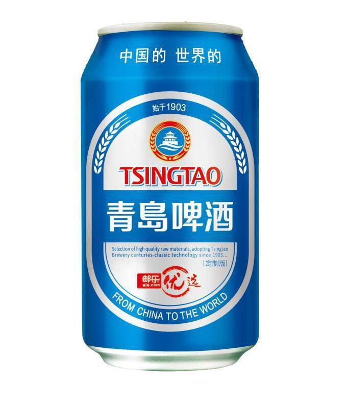  【夏日消暑必备】上合蓝定制啤酒邮乐优选罐装330ml*24罐  酒类