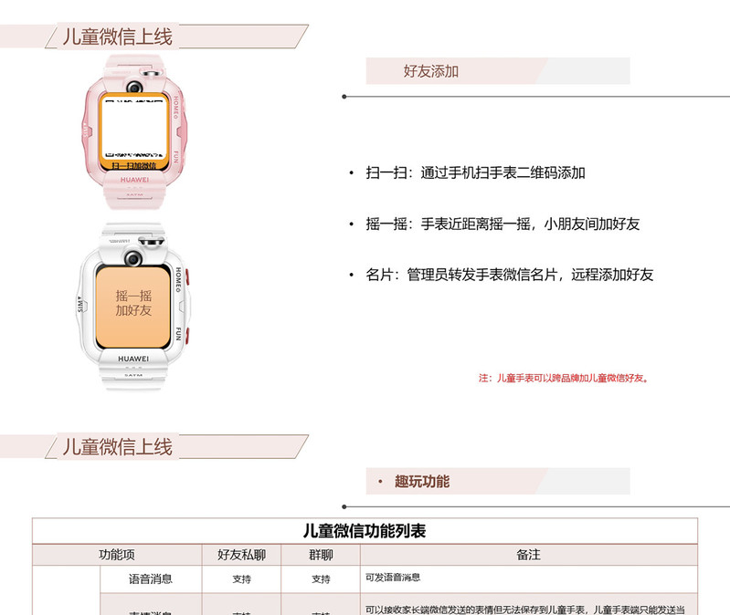 华为/HUAWEI 儿童电话手表4X 高清双摄像/视频通话/4G全网通