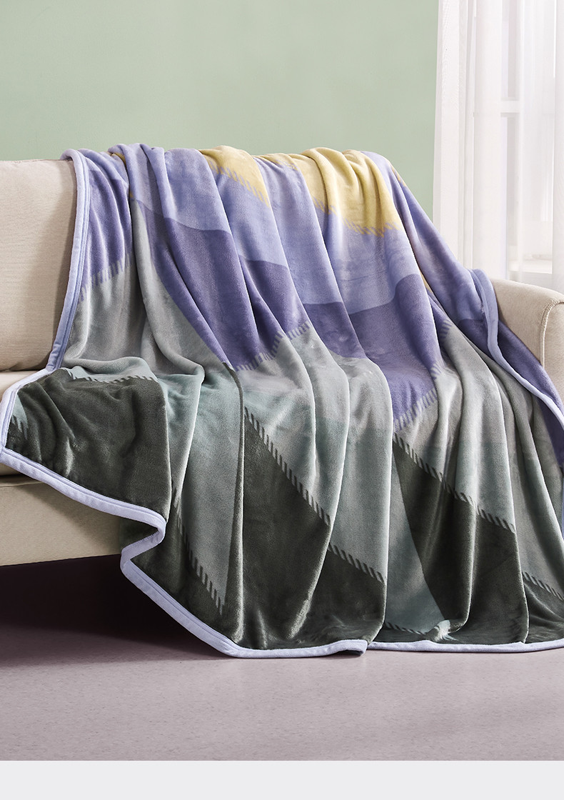 ESPRIT 撸猫感绒加厚毛毯办公室午睡毯子法兰绒毯