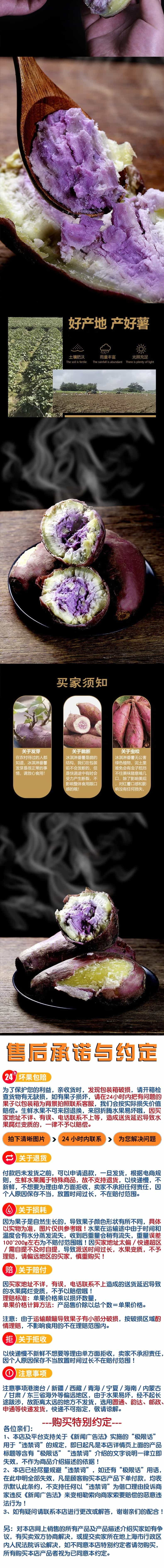 感知起源 网红冰淇淋红薯 一点红板栗薯中果 【单果100-300g】