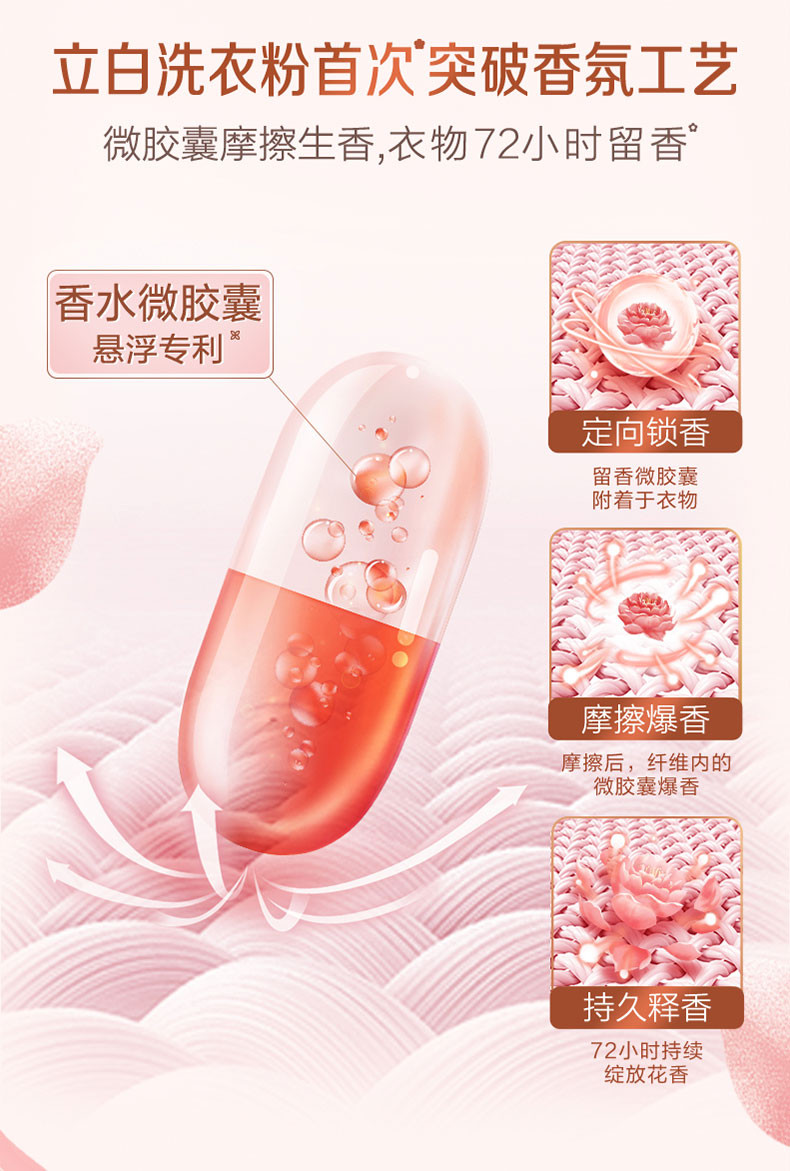 【邮乐官方直播间】立白大师香氛洗衣粉800g*2袋+大师香氛洗衣液100g*3袋