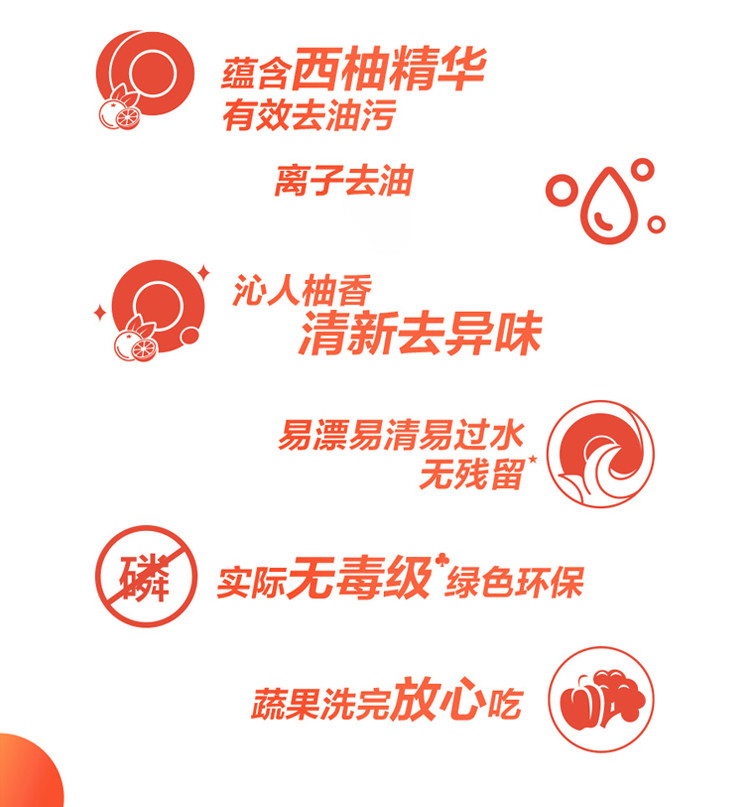 立白洁净礼包洗洁精408g+洗衣粉245g+椰油皂101g+清洁泡腾片2块