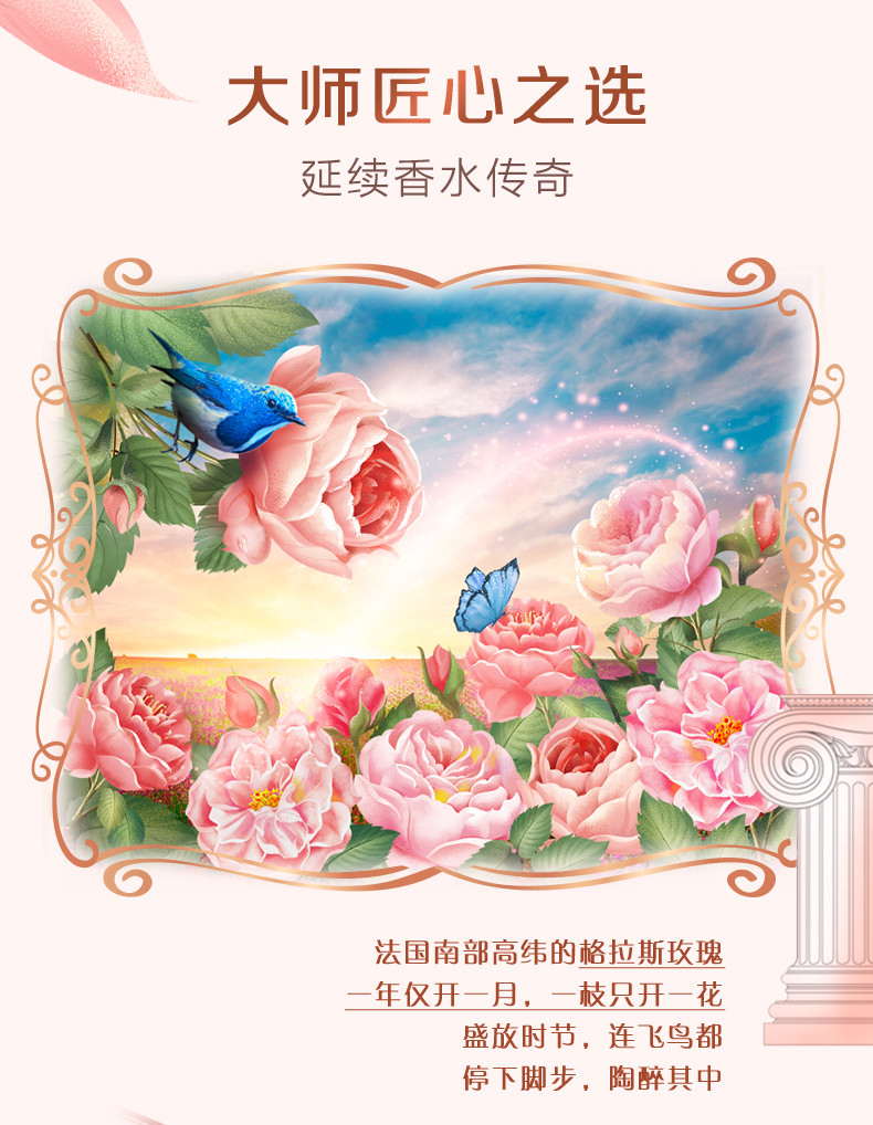 立白 大师香氛洗衣液7.28斤组合装 玫瑰香氛天然洁净持久留香