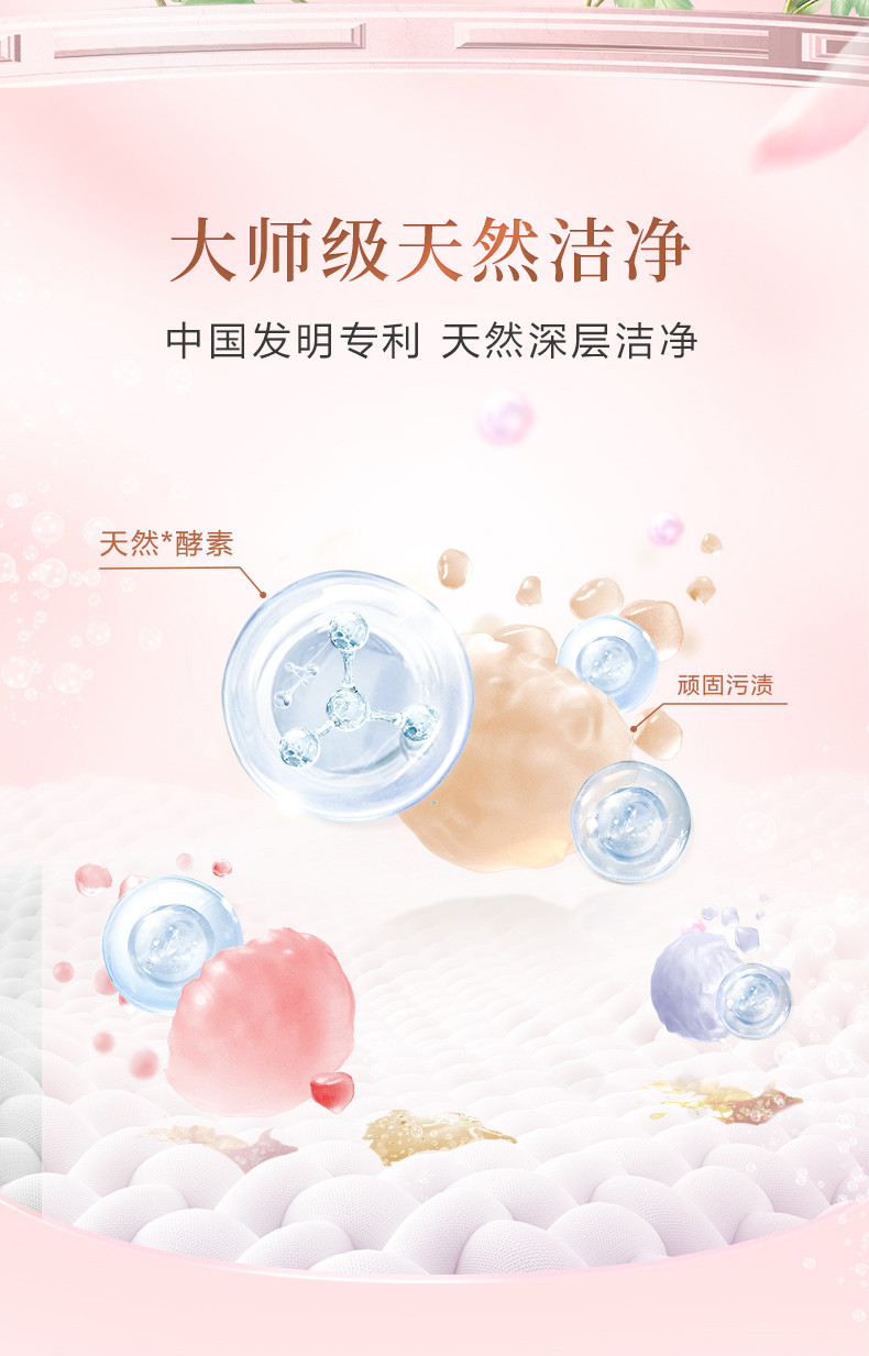 立白 大师香氛洗衣液500g*1瓶  柔顺护衣 持久留香 洁净护色