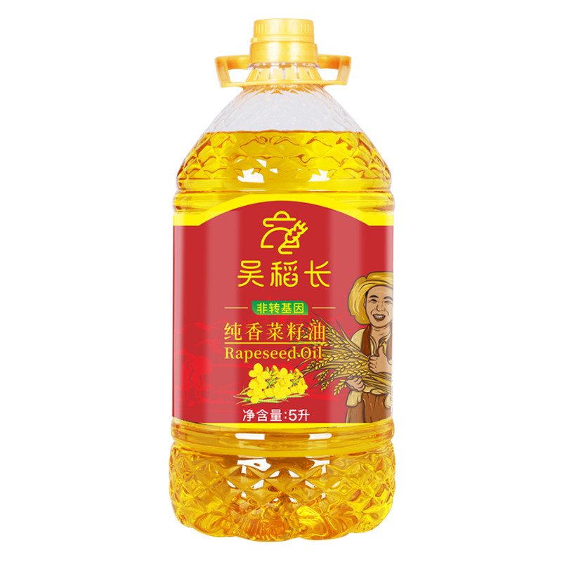 吴稻长 纯香菜籽油5升/提