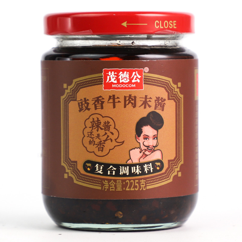 茂德公 豆豉牛肉末酱225g 拌饭拌面酱