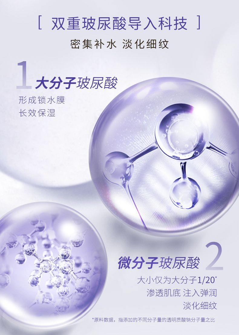 欧莱雅/LOREAL  复颜玻尿酸水光充盈安瓶鲜注面膜33g*5片（新旧包装随机发）保湿滋养舒缓