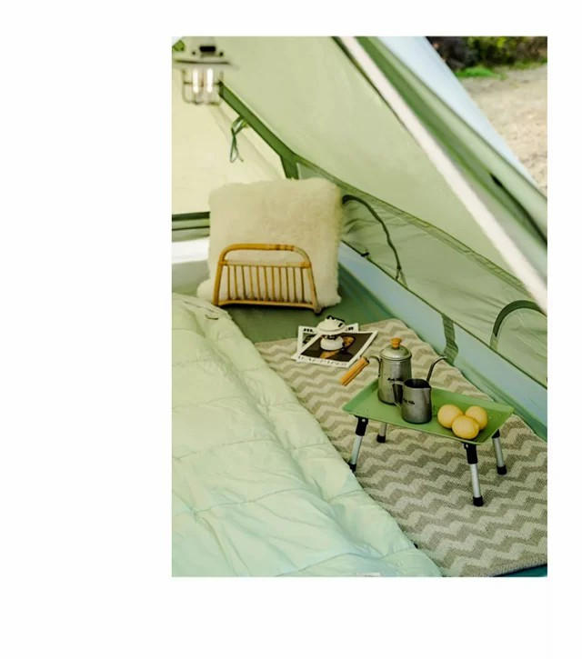户外露营装备家庭轻奢大空间防雨加厚棉布帐篷150