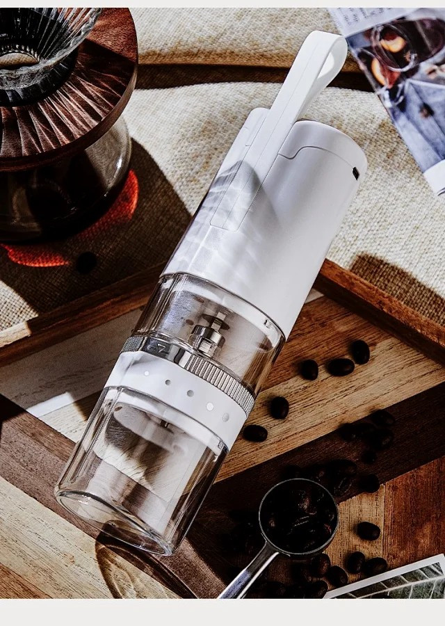 电动磨豆机家用小型咖啡豆研磨机便携全自动研磨器手磨咖啡机