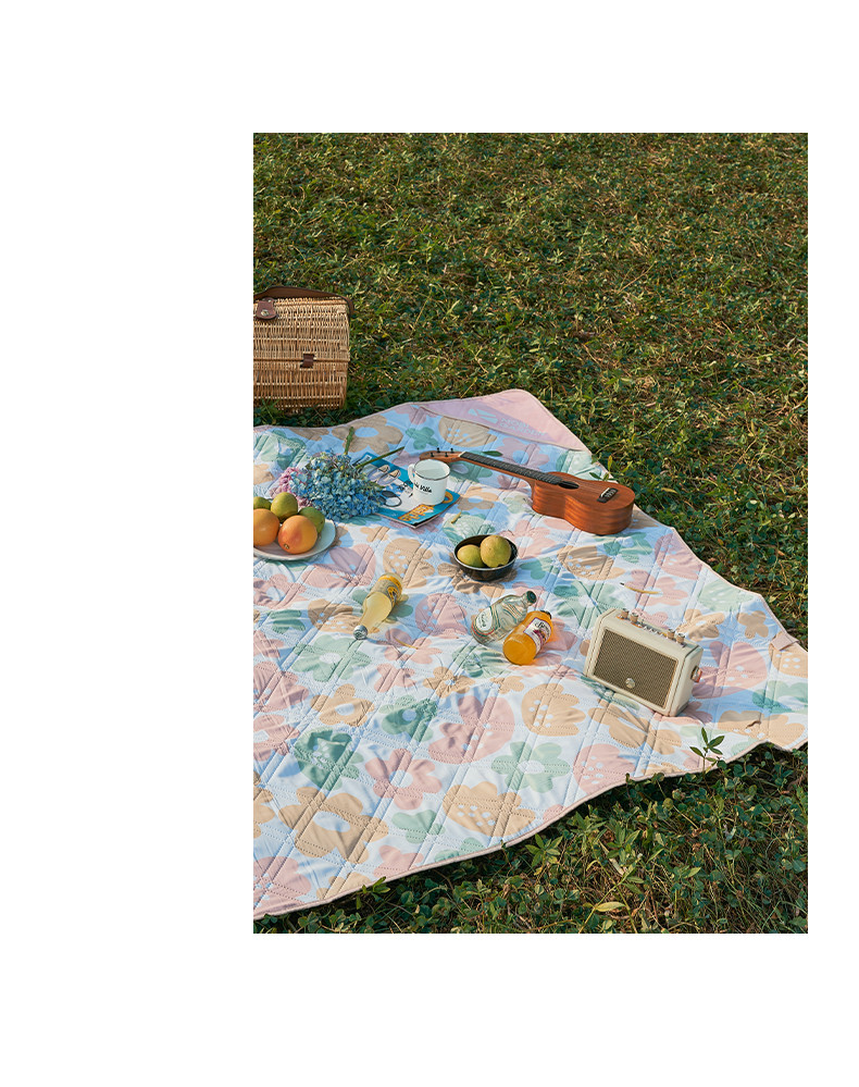 户外精致露营家用公园草地便携可机洗超声波野餐地垫