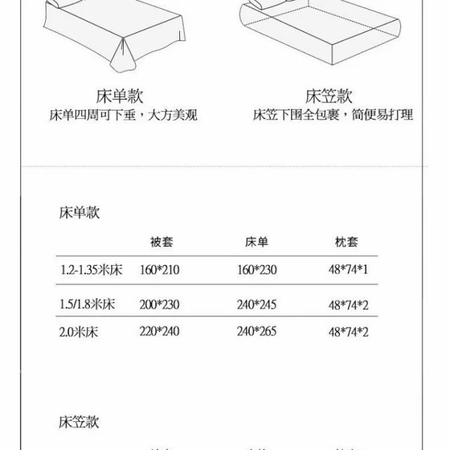 2023春季纯色水洗磨毛刺绣四件套被套床单枕套批发含床笠款