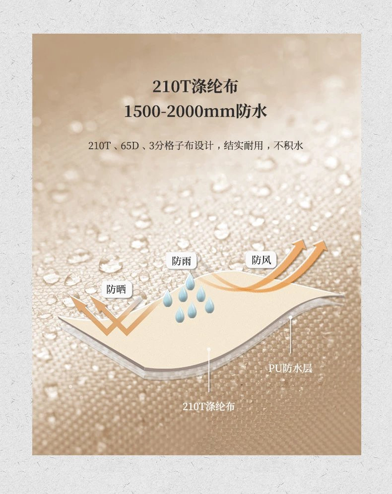 牧蝶谷户外露营便携折叠速开全自动防雨防晒四人帐篷