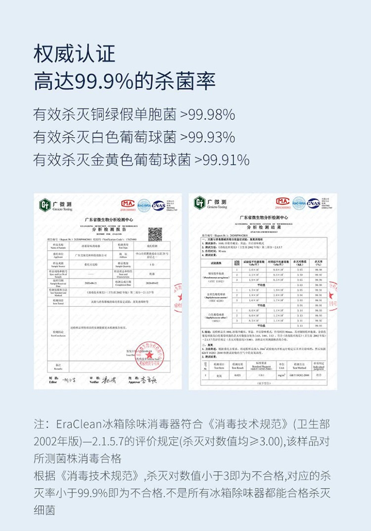 【券后169】世净EraClean冰箱除味器消毒器家用杀菌冰箱净化器保鲜冰箱除味剂除臭空气除味盒子