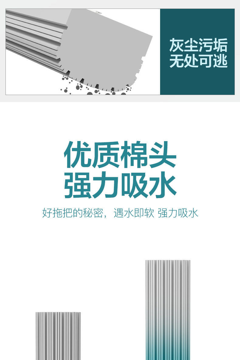 吸水海绵拖把替换头拖布头替换海绵通用拖把头对折吸水拖把海绵头Hj