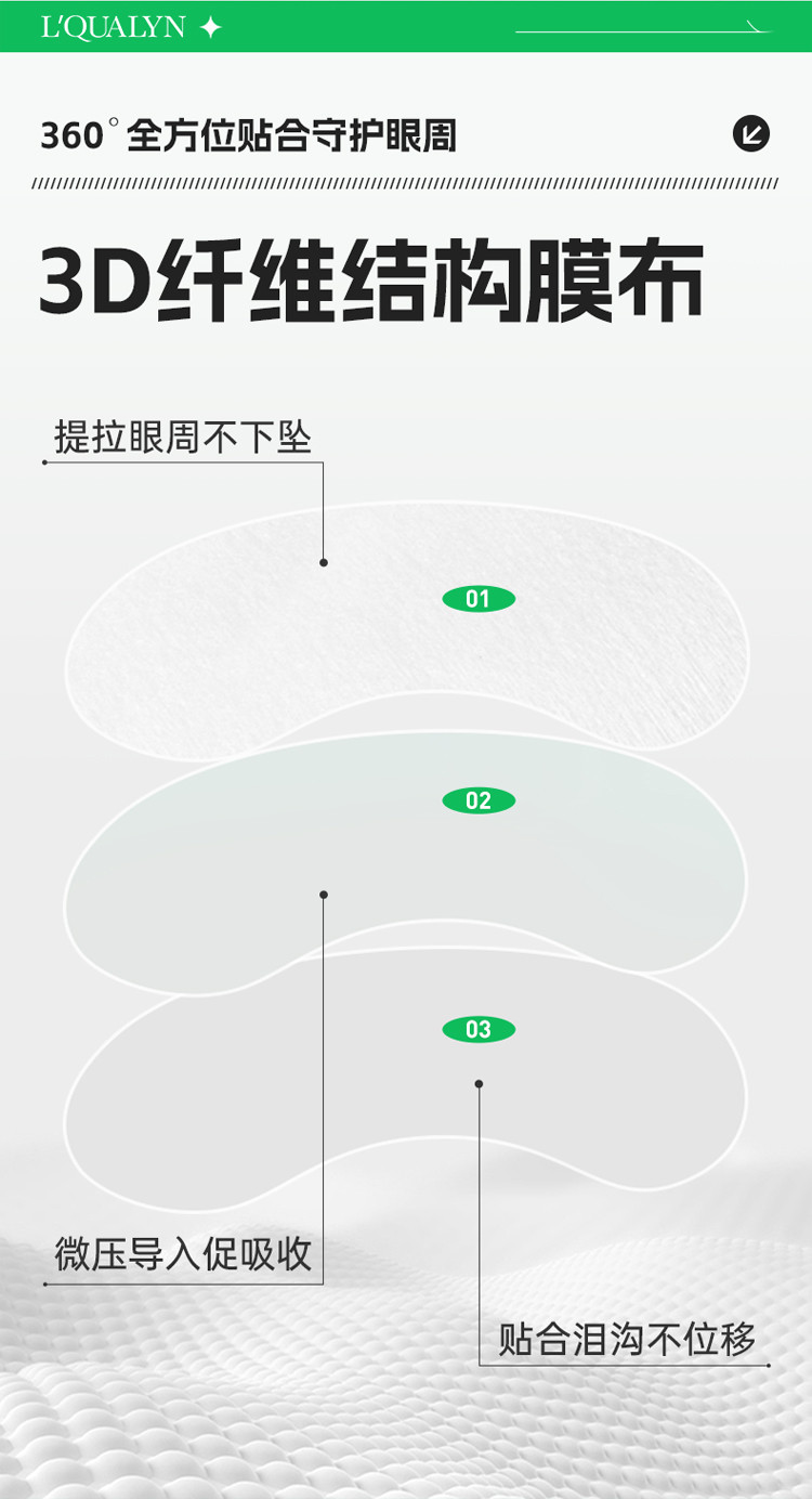 欧泉琳 烟酰胺+透明质酸钠紧致凝时眼纹贴眼霜精华