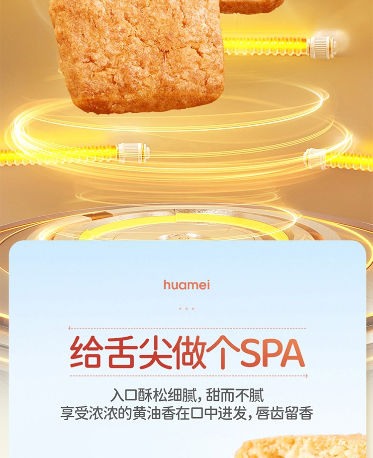 华美 丹麦风味 红罐曲奇生椰黄油  580g