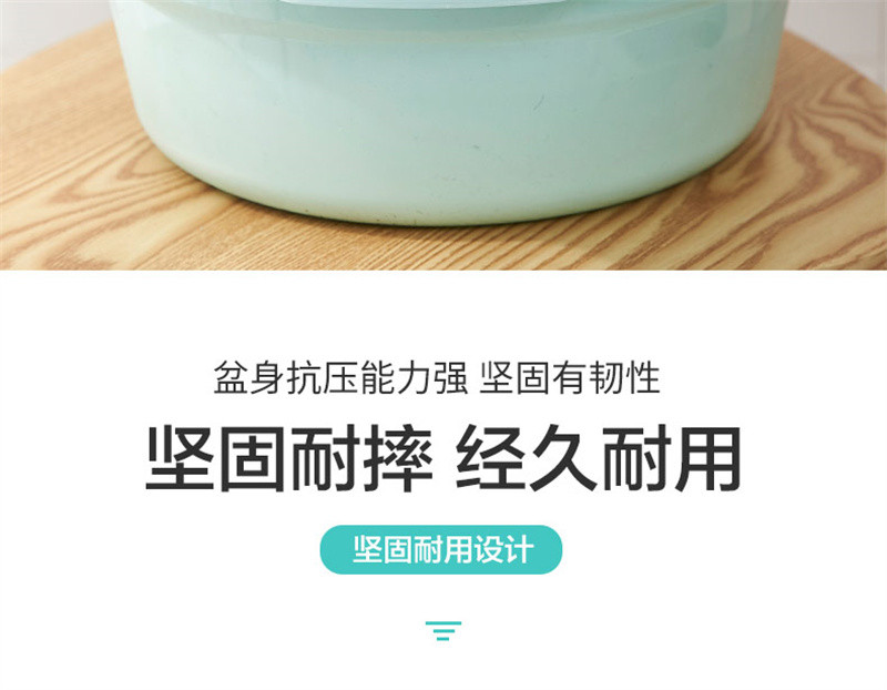 洛港 塑料水盆家用大号盆子加厚洗衣衣服洗脚洗脸盆/个