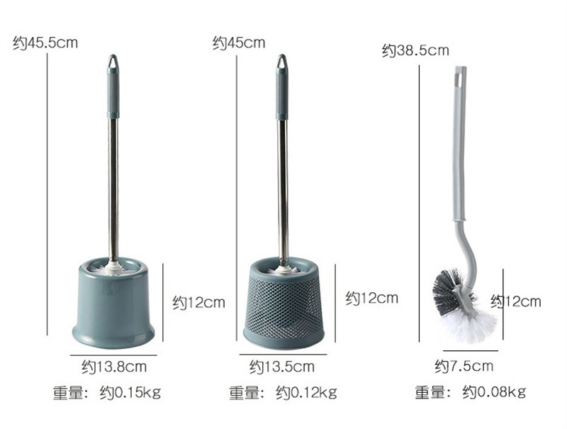 洛港 卫生间马桶刷家用厕所刷洁厕刷洗厕所无死角刷子壁挂神器挂墙式/个