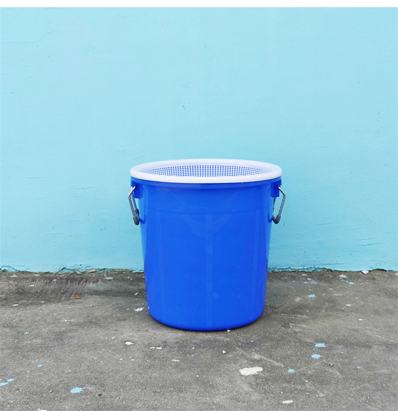 洛港 干湿过滤分离带滤网垃圾桶大号厨房厨余茶水茶叶沥水水桶篮桶/个