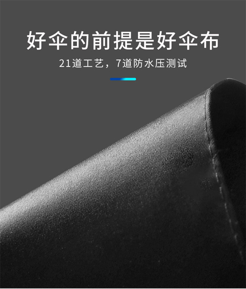 洛港 超厚全自动雨伞男士反向伞晴雨伞两用女折叠加固/个