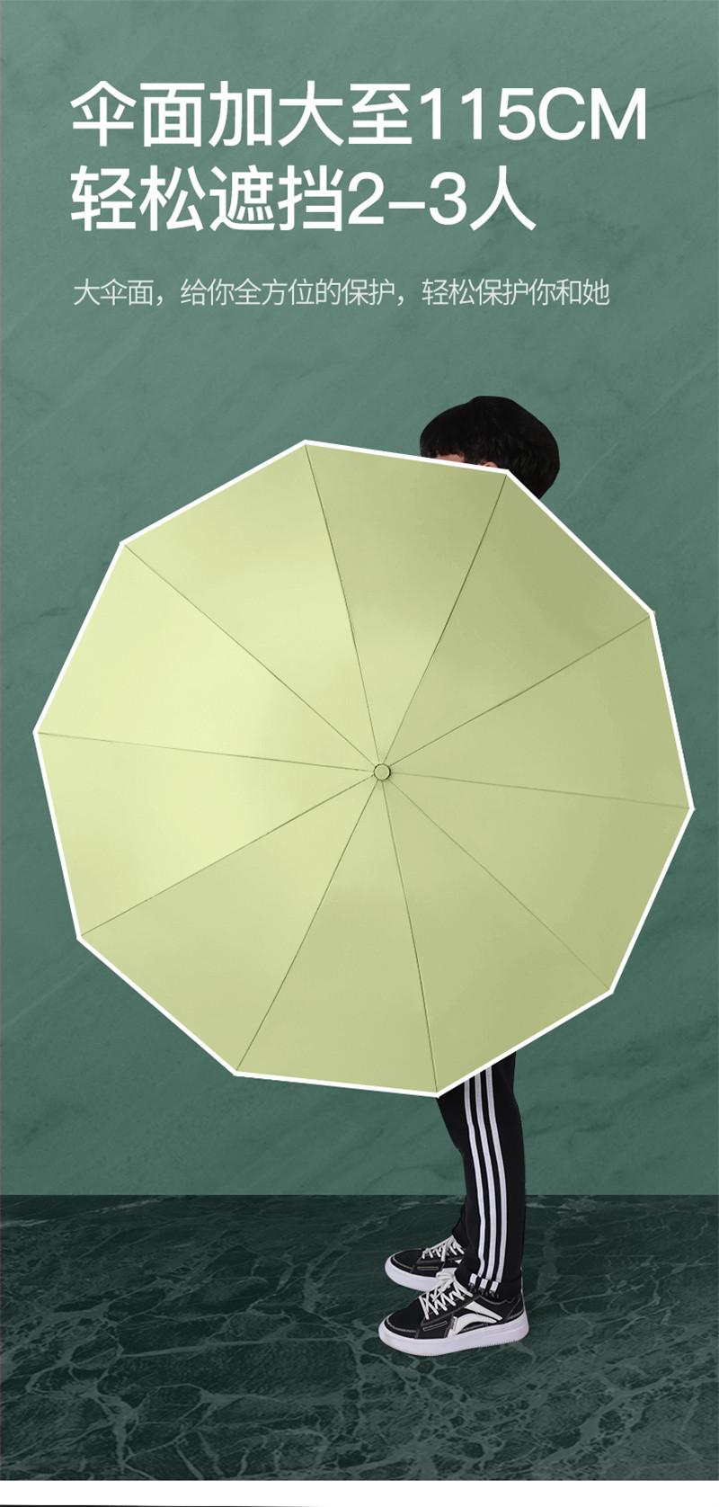 洛港 全自动雨伞男女折叠大号车载反向太阳伞晴雨两用防晒紫外线遮阳伞/个