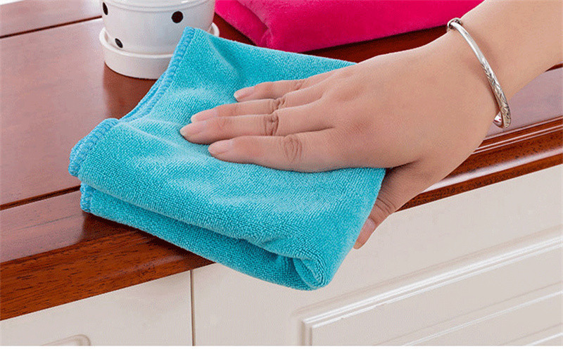 洛港 保洁专用毛巾吸水不掉毛擦地桌布百洁布家务清洁抹布厨房用品