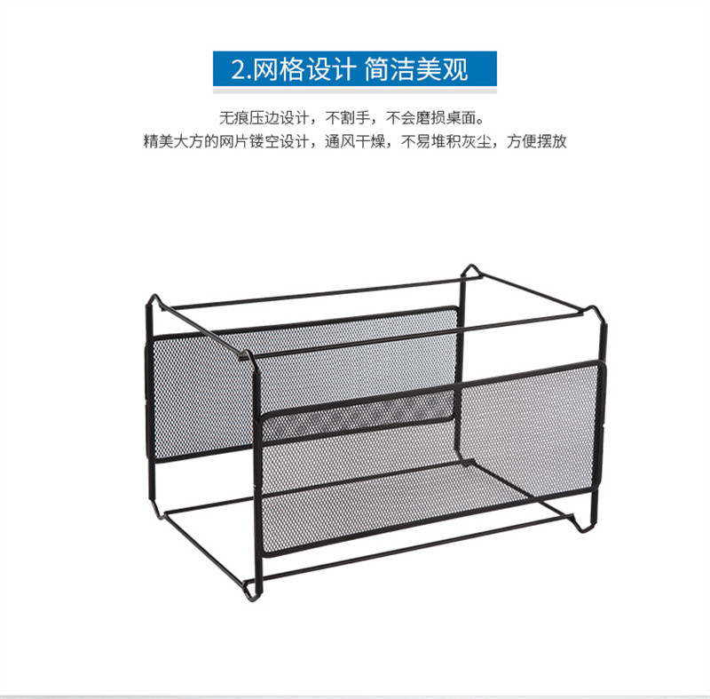 洛港  a4铁质架文件夹悬挂夹fc快捞夹文件袋吊挂夹架挂钩收纳