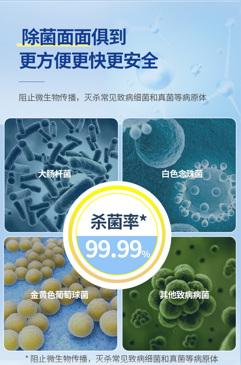 巧白75%酒精消毒喷雾（乙醇消毒剂）100ml免洗手衣物室内杀菌喷雾剂