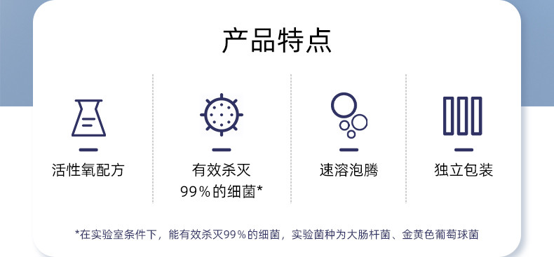 蓝漂(Lampure) 洗衣机槽清洁泡腾片 1盒