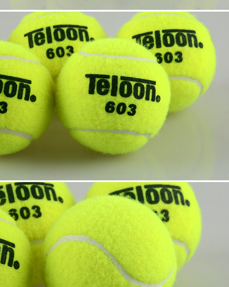 TELOON天龙网球801603Rising复活专业耐磨训练网球袋装60个
