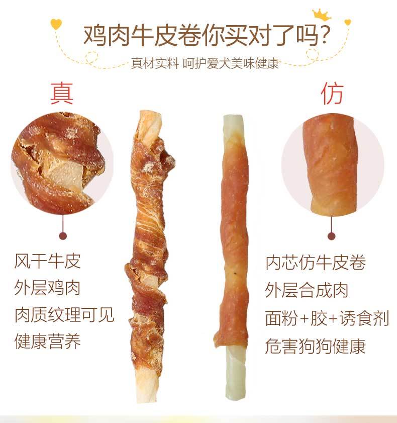 小虎雀  狗狗磨牙棒宠物零食大礼包鸡胸肉干牛皮卷骨头耐咬泰迪博美洁齿骨