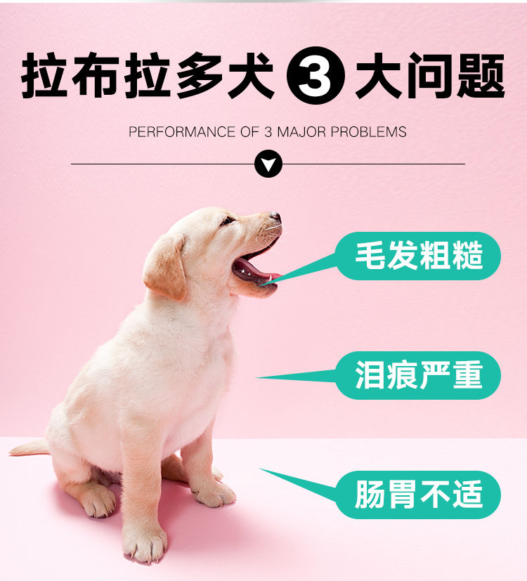 小虎雀 拉布拉多犬专用狗粮5斤10斤20斤装大型犬成犬幼犬美毛补钙祛泪痕