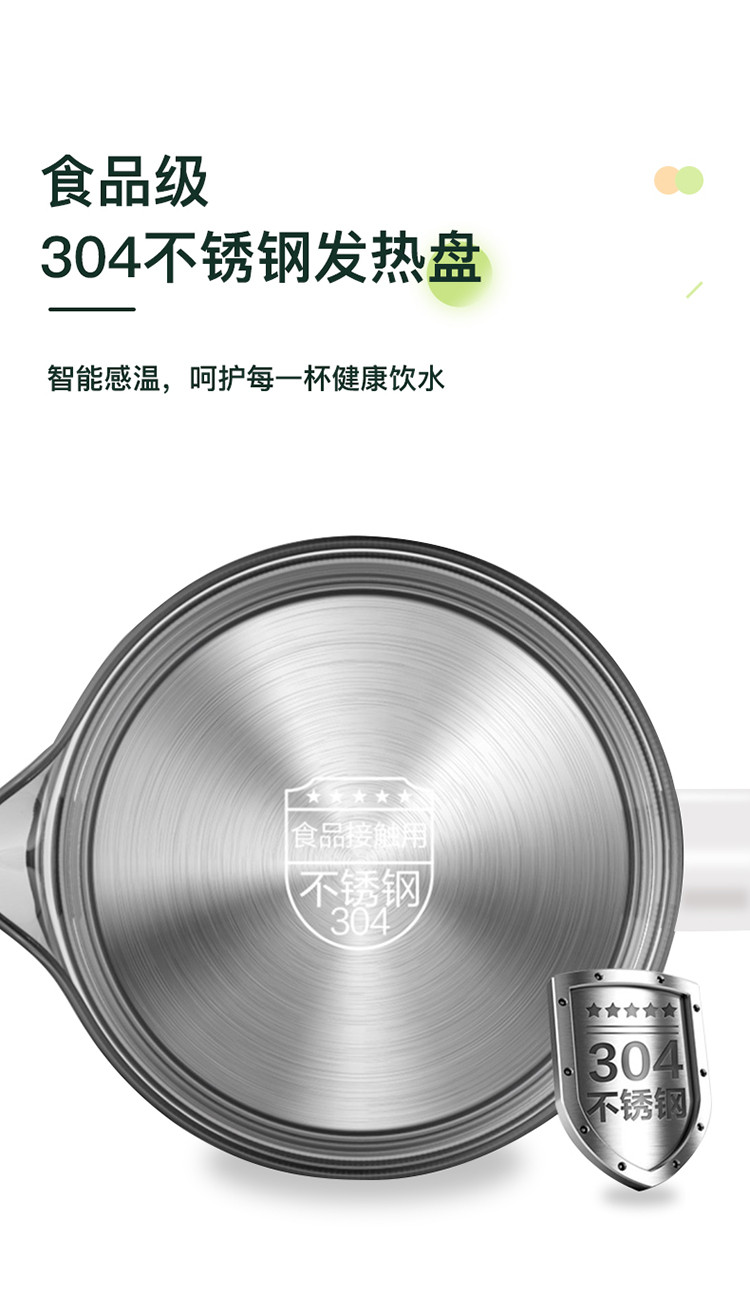 HYUNDAI  多功能养生杯花茶煮茶器QC-ZC0415A 白色