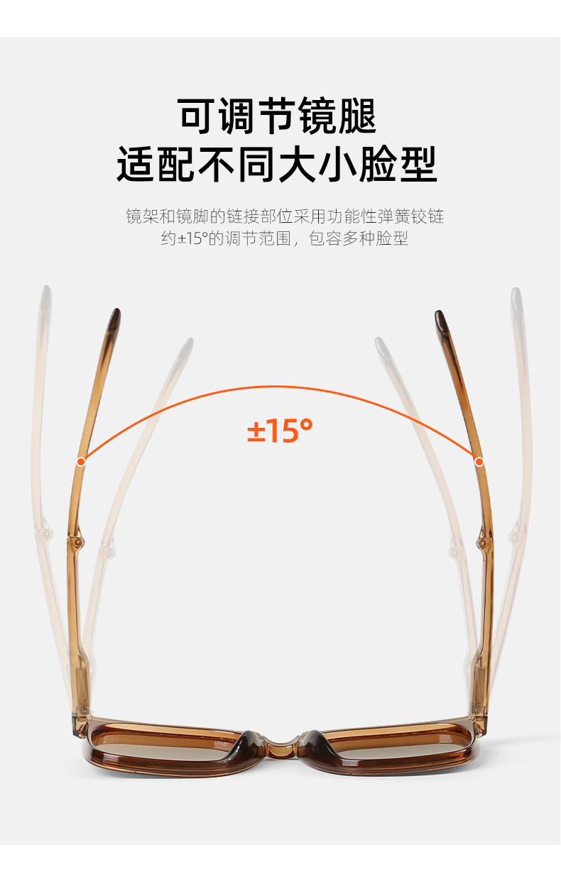 CACUSS 墨镜 可折叠防晒太阳眼镜防紫外线