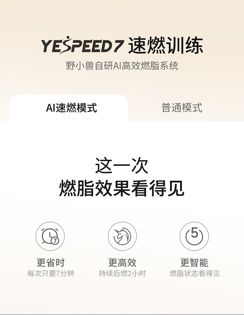 野小YESOUL三合一智能椭圆机家用静音太空漫步机椭圆仪有氧运动小型健身器材 EF2