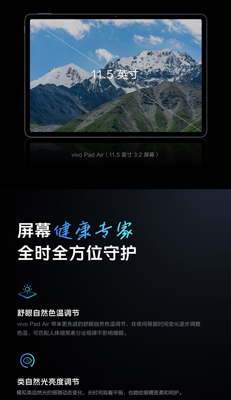 VIVO Pad Air 轻松银