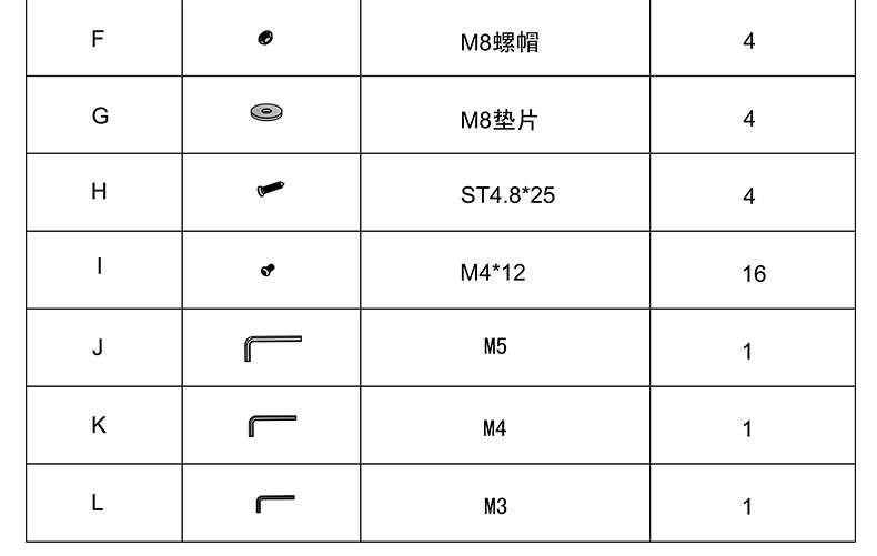 慧想（Thinkwise） 显示器支架/万向旋转升降/台式桌面钻孔固定/立柱款上下左右四屏/L400