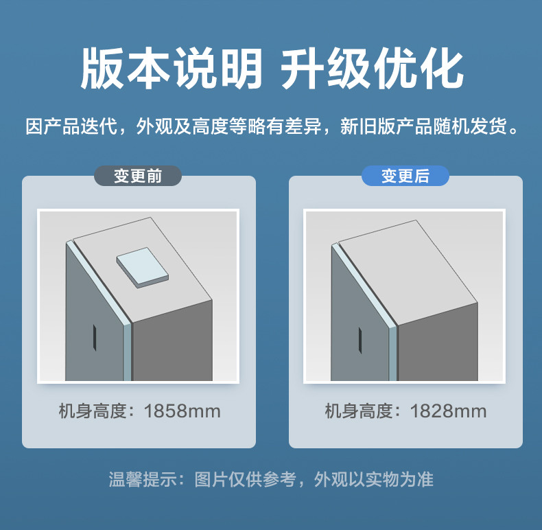 美的(Midea)家用电冰箱247升三门风冷小电冰箱BCD-247WTM(E)智能家电