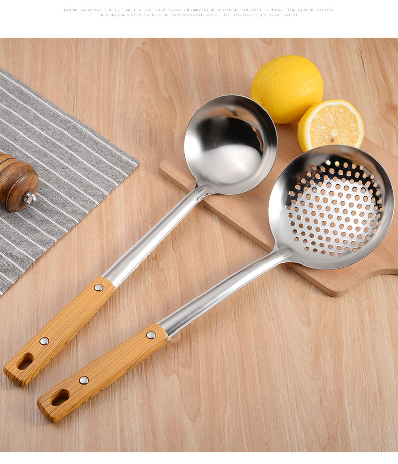 不锈钢套装厨具锅铲防烫勺子全套家用勺炒菜铲子厨房铲勺漏勺汤勺